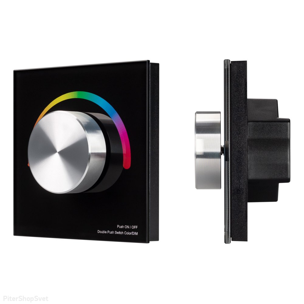 Встраиваемая роторная стеклянная панель 2.4ГГц «SMART-P8-RGB-G-IN» 033763