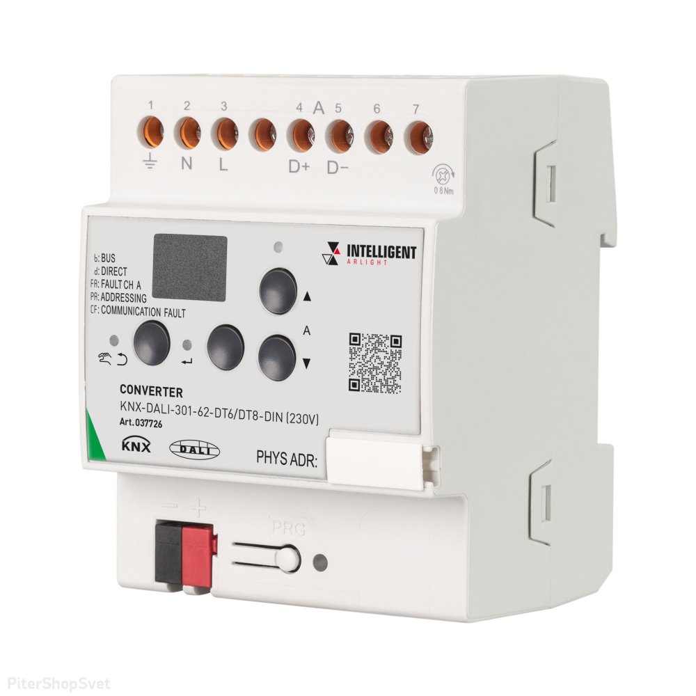 Конвертер (шлюз) «INTELLIGENT KNX-DALI-301-62-DT6/DT8-DIN» 037726