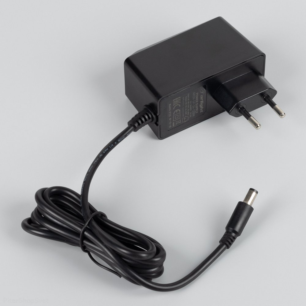 Сетевой адаптер с гальванической развязкой для светодиодных изделий 12В 2А 24Вт «ARDV» 046053