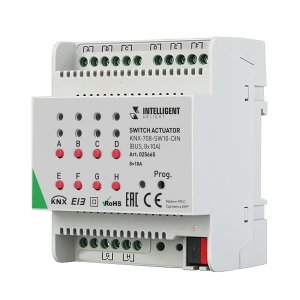 Релейный модуль 8-ми канальный для KNX систем «INTELLIGENT KNX-708-SW10-DIN»