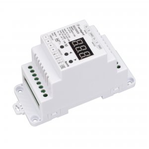 Декодер для трансляции DMX512 сигнала ШИМ(PWM) устройствам «SMART-K23-DMX512-DIN»