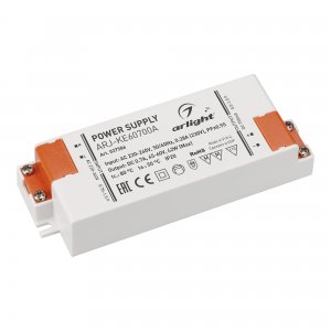42Вт Источник тока для светильников и мощных светодиодов IP20 «ARJ-KE60700A»