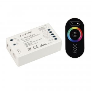 Контроллер для светодиодной RGB/RGBW ленты (ШИМ) с пультом с сенсорным кольцом «ARL-OVAL-RGBW»