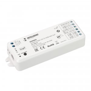 Многофункциональный 5-канальный контроллер для светодиодной RGB и MIX лент и модулей (ШИМ) «INTELLIGENT SMART-PWM-105-72-RGB-MIX-SUF»