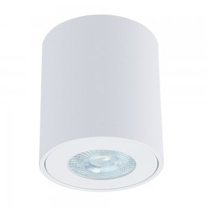 Белый накладной потолочный светильник цилиндр с влагозащитой IP44 «TINO»