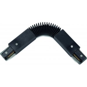 Чёрный гибкий коннектор для шинопровода A150006 Track Accessories