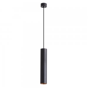 Чёрный подвесной светильник цилиндр «Torre»