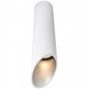 Накладной потолочный светильник срезанный цилиндр «Pilon-Silver»