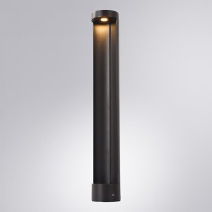 Чёрный уличный цилиндрический светильник столб 10Вт 4000К «New York»