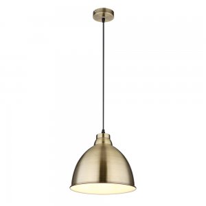 Купольный подвесной светильник бронзового цвета «Braccio»