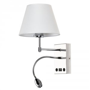 Настенное бра с гибкой лампой и USB «Elba»