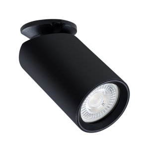Чёрный накладной поворотный светильник «NODO»