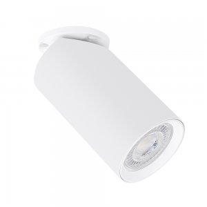 Белый накладной поворотный светильник «NODO»