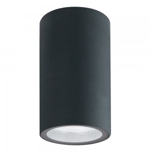 чёрный накладной потолочный светильник цилиндр «Mistero»