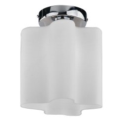Потолочный светильник с белым волнистым плафоном «Serenata»