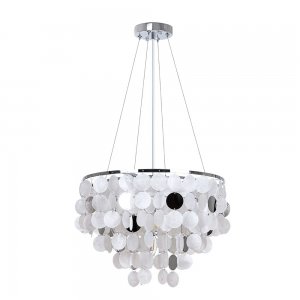 Подвесная люстра с подвесками перламутр «PIPIRIMA»