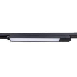 Чёрный однофазный трековый светильник 12Вт 4000К «LINEETTA»