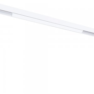 Белый длинный трековый светильник для магнитного шинопровода 15Вт 3000К «Linea»