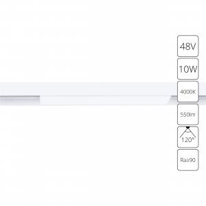 30см 10Вт 4000К белый магнитный линейный трековый светильник «Linea»