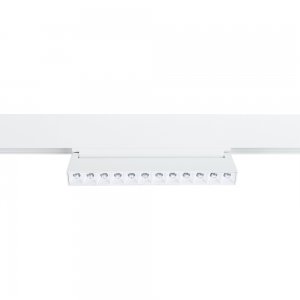 Белый 22см магнитный линейный трековый светильник 12Вт 4000К «Linea»