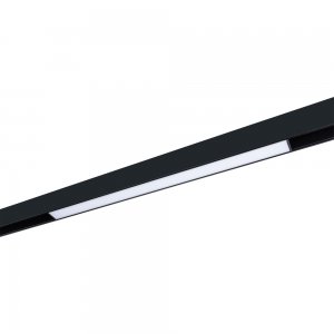 Магнитный длинный трековый светильник 30см 10Вт 4000К чёрный «Linea»