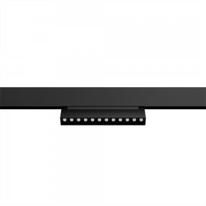 12Вт чёрный магнитный линейный трековый светильник 4000К 24° «Linea»