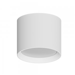 Белый накладной потолочный светильник цилиндр GX53 «INTERCRUS»