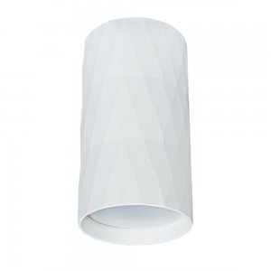 Белый накладной потолочный светильник цилиндр «Fang»
