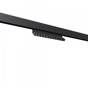 Умный 12Вт чёрный магнитный линейный трековый светильник 2700-6000К 24° «Expert»