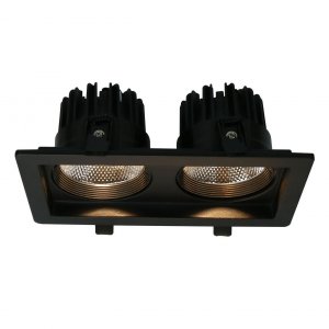 Встраиваемый светодиодный светильник A7007PL-2BK «Privato BK»