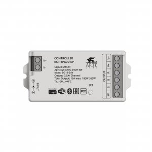 Контроллер для светодиодной ленты RGBW 4 канала (4x3.5A) DC 12-24V 180-360Вт