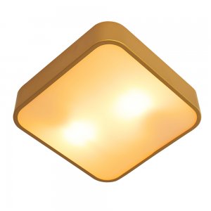 Золотистый квадратный потолочный светильник «Cosmopolitan»