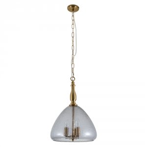 Подвесной светильник с каплями на плафоне «Bell»