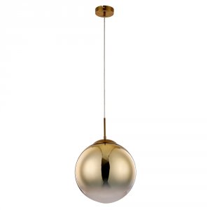 Подвесной светильник шар 30см золотого цвета «Jupiter»
