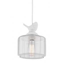 Подвесной светильник с белой птицей A8029SP-1WH FRESCURA