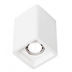 гипсовый накладной светильник белого цвета A9261PL-1WH «TUBO»