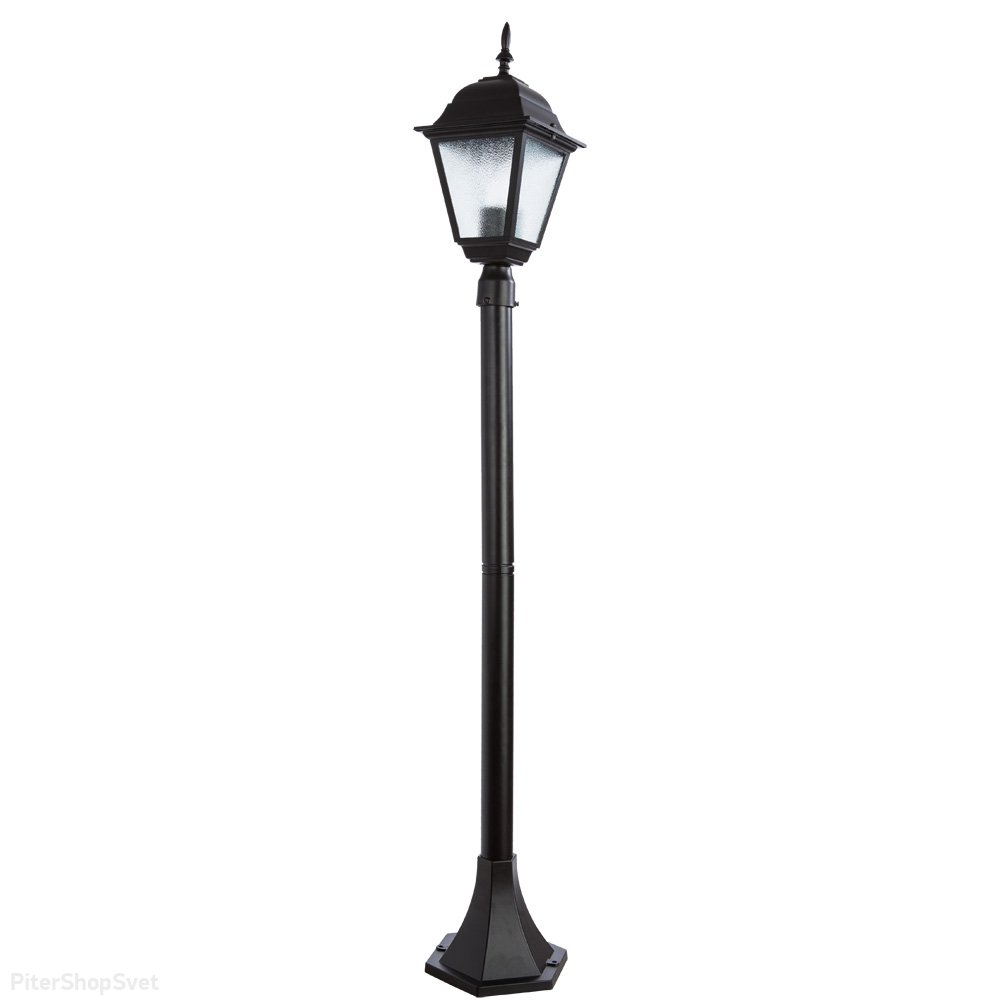 Чёрный уличный фонарный столб 1.2м «Bremen» A1016PA-1BK