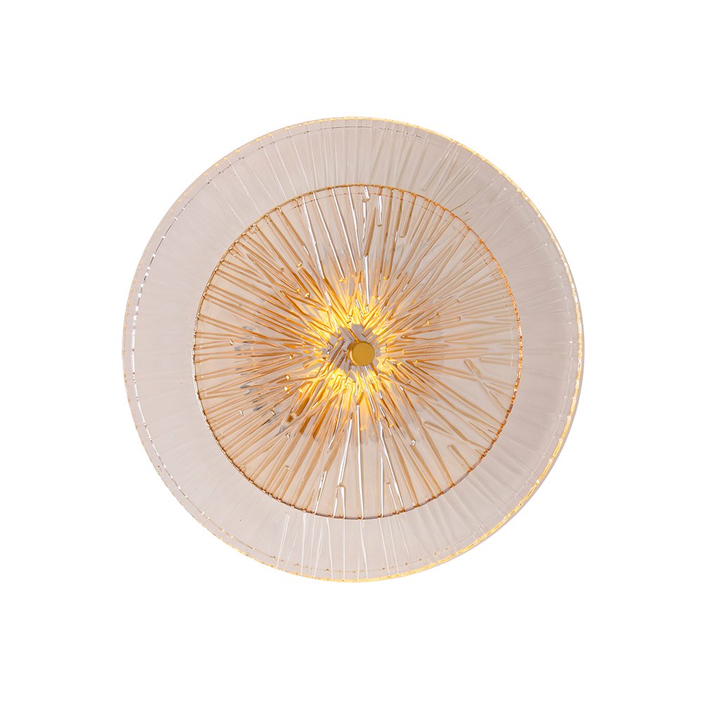 Декоративный круглый настенный светильник подсветка «AJOUR» A1258AP-1PB