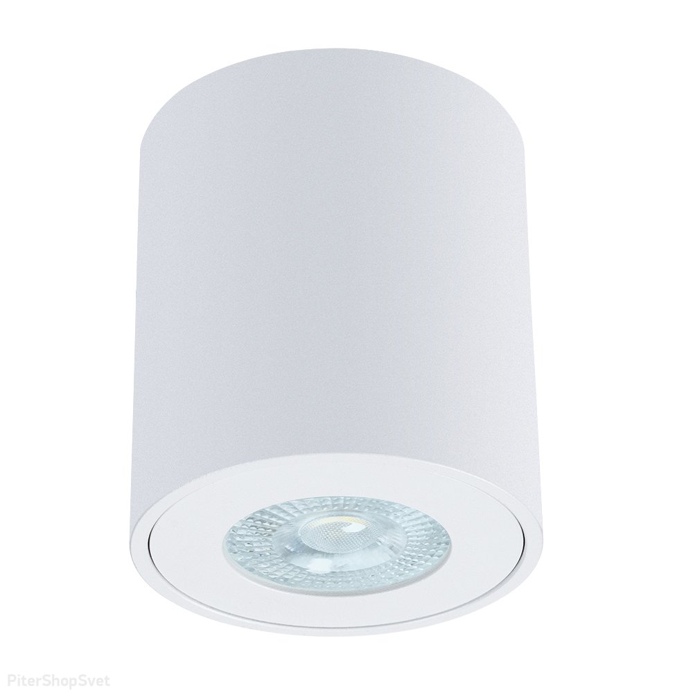 Белый накладной потолочный светильник цилиндр с влагозащитой IP44 «TINO» A1469PL-1WH