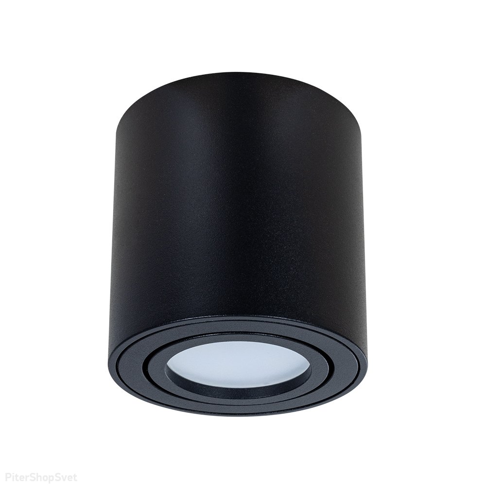 Чёрный потолочный светильник с поворотной лампой «Beid» A1513PL-1BK