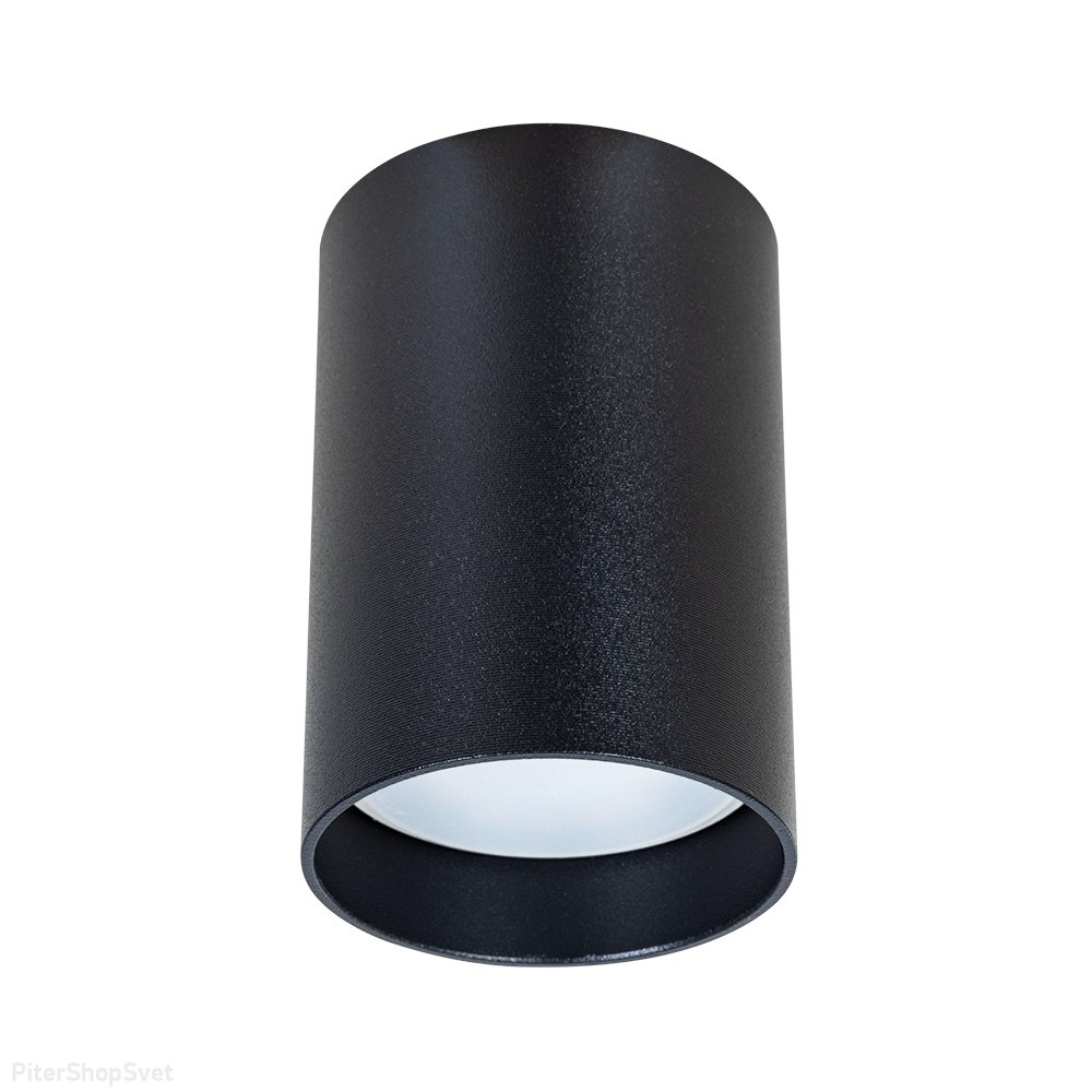чёрный накладной потолочный светильник цилиндр «Beid» A1517PL-1BK