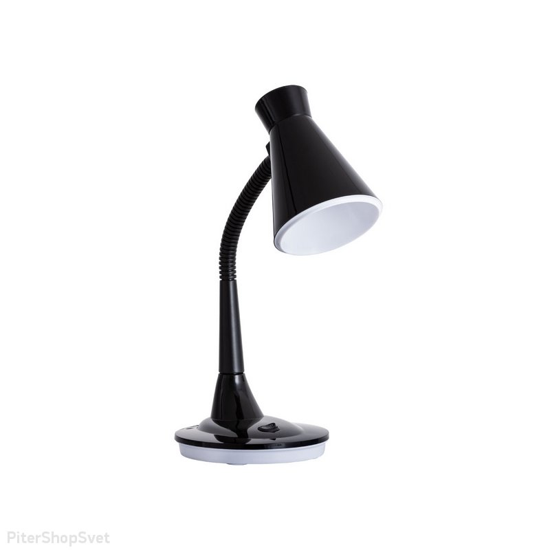 Чёрная гибкая настольная лампа «Desk» A2007LT-1BK