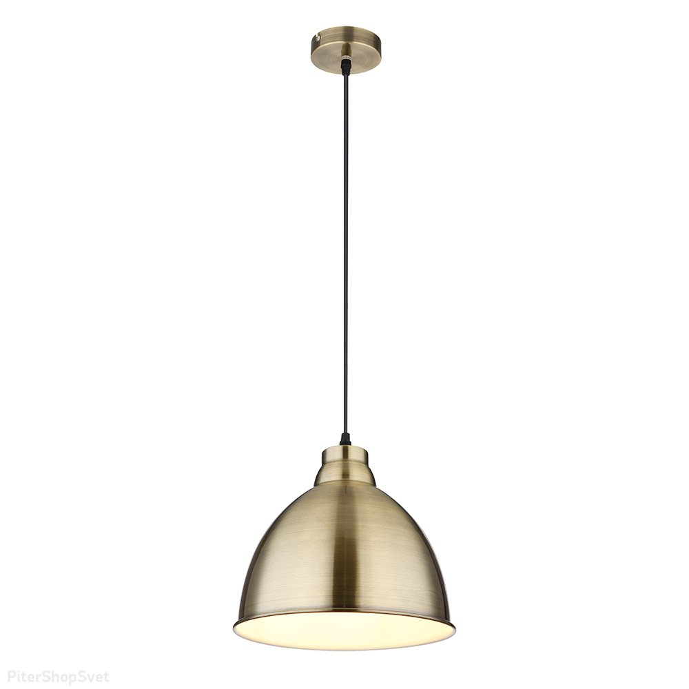 Купольный подвесной светильник бронзового цвета «Braccio» A2055SP-1AB