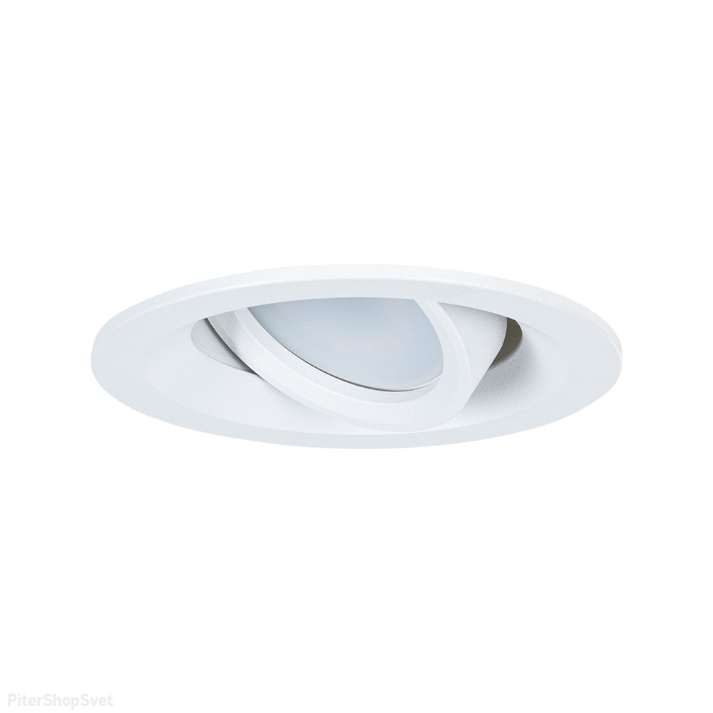 Белый встраиваемый круглый поворотный светильник «Mira» A2862PL-1WH