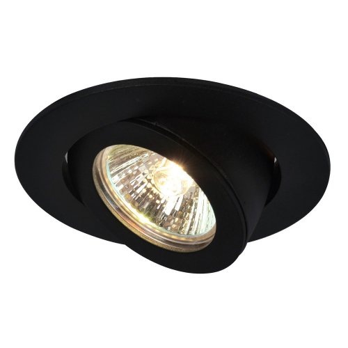 Встраиваемый поворотный светильник черного цвета A4009PL-1BK ACCENTO Arte Lamp