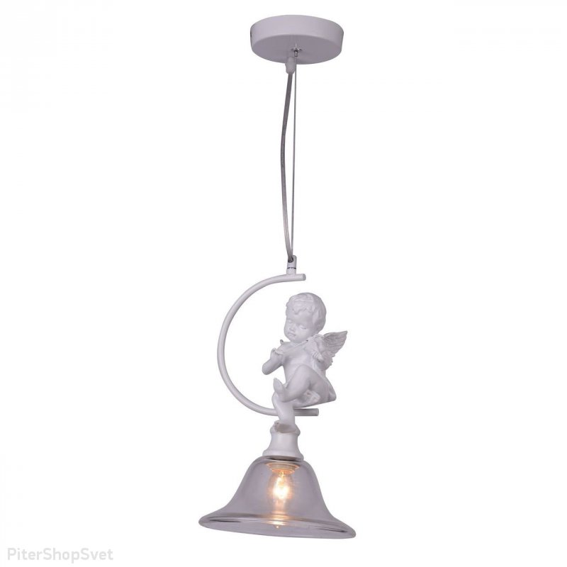 Подвесной светильник с ангелом «Amur» A4288SP-1WH