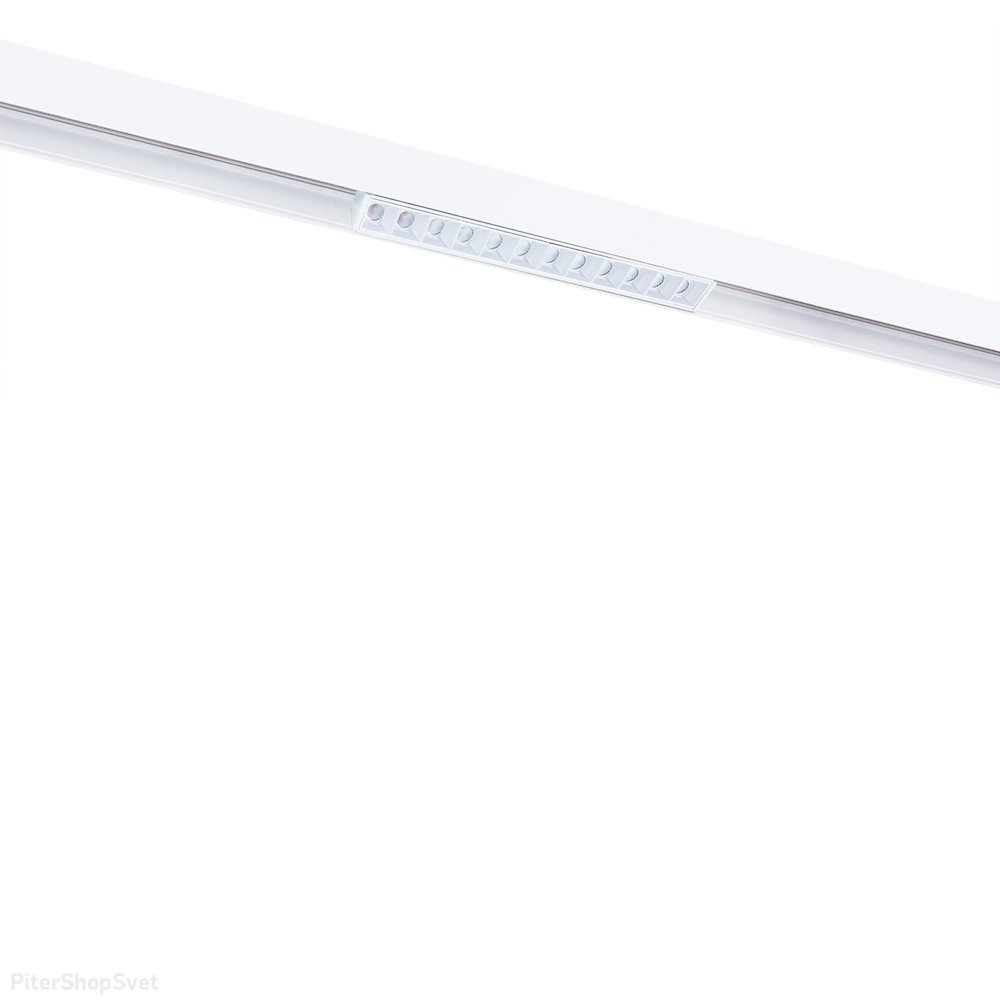 Белый трековый светильник для магнитного шинопровода 15ВТ 4000К «Linea» A4634PL-1WH
