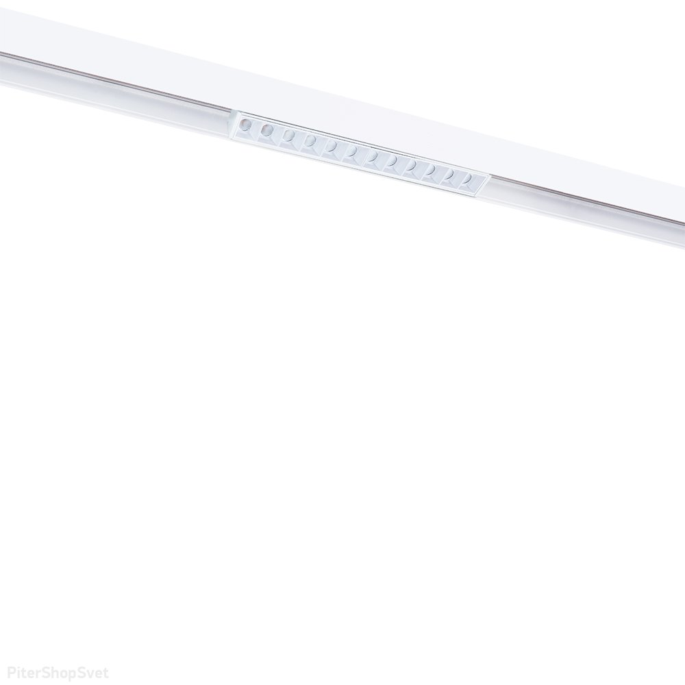 Белый трековый светильник для магнитного шинопровода 15Вт 3000К «LINEA» A4644PL-1WH
