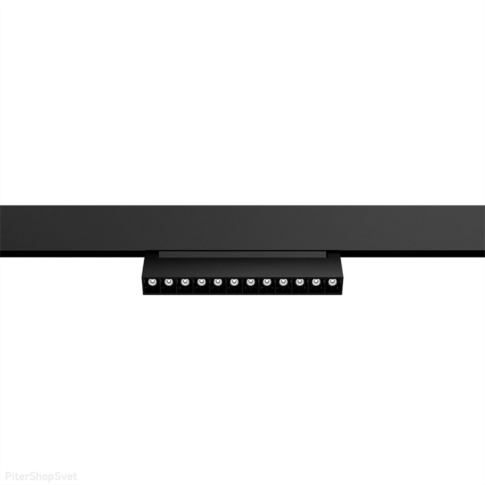 Магнитный трековый светильник 12Вт 4000К чёрный «Linea» A4668PL-1BK