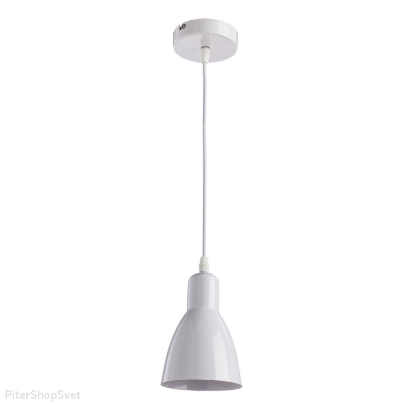 Белый подвесной светильник из металла «MERCOLED» A5049SP-1WH